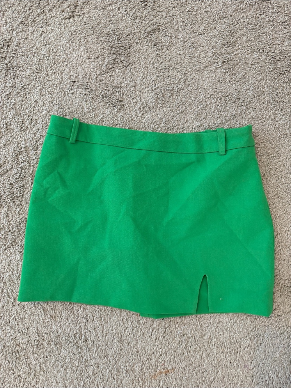 Zara Green Mini Skirt